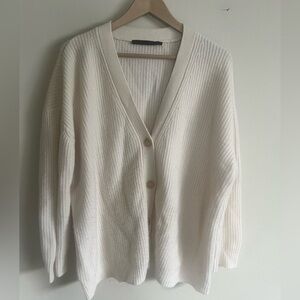 Jenni Kayne 100% Cashmere Cardigan Button up Sweater